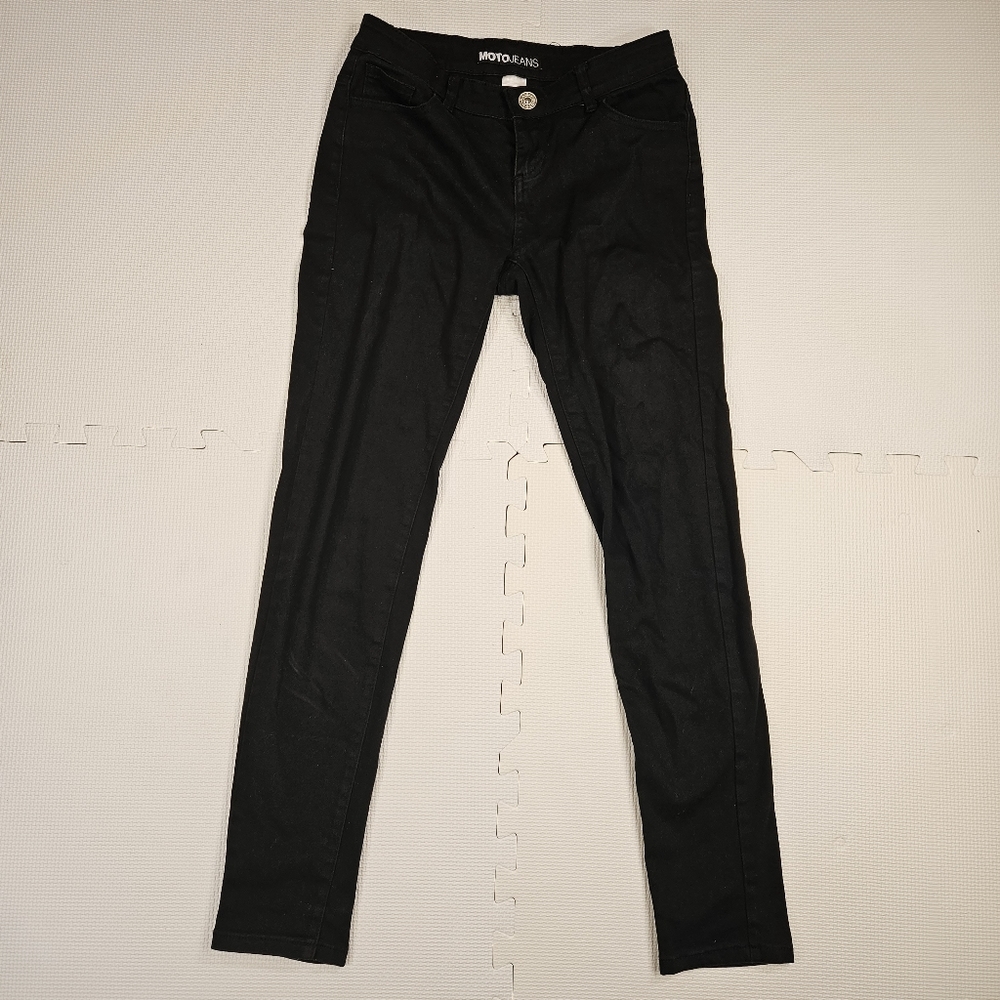 Moto Jeans Skinny Black Size 5